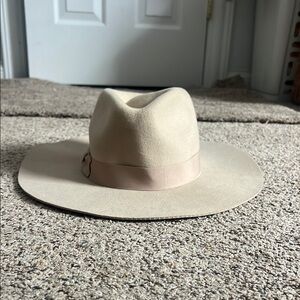 Urban Outfitters Tan Brim Hat
